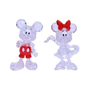 Kit Disney 100 Anos Boneco Mickey e Boneca Minnie em Acrílico - Fun Divirta-se - Copy