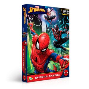 Quebra-Cabeça Spider Man 100 Peças - Toyster