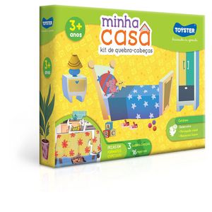 Kit de 3 Quebra-Cabeças Minha Casa - Toyster