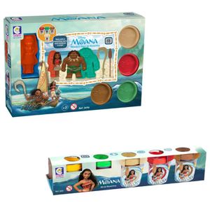 Kit Massinha Moana e Maui e 5 Potes de Massinha - Cotiplás - Barão