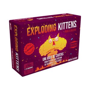 Jogo Exploding Kittens para a Galera - Galápagos