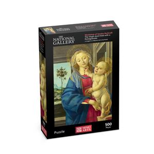Puzzle 500 Peças Botticelli A Virgem e o Menino Jesus - Mimo
