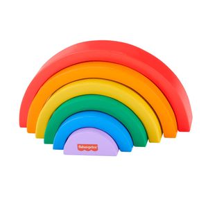 Fisher-Price Arco-Íris de Madeira Empilhável - Mattel