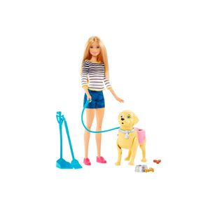 Barbie Família Passeio com Cachorrinho - Mattel