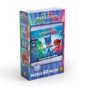 Quebra Cabeça PJ Masks 60 Peças - Grow