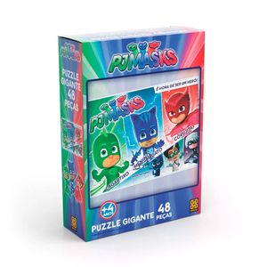 Quebra Cabeça Gigante 48 Peças PJ Masks - Grow