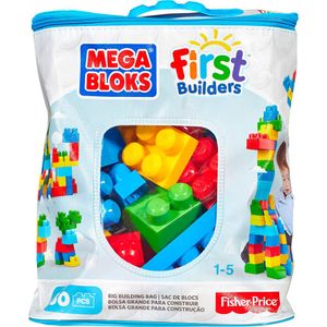 Mega Bloks First Builders Sacola 60 Peças - Mattel