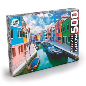 Quebra Cabeça Canal de Burano 500 Peças - Grow