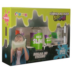Fabrica Clear Slimes que Brilha no Escuro 180gr - Bang Toys
