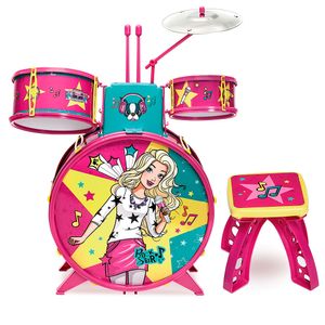 BARBIE BATERIA INFANTIL FABULOSA FUN DIVIRTA-SE