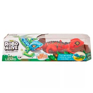 Figura Eletrônica Robo Alive Lagarto Vermelho - Candide