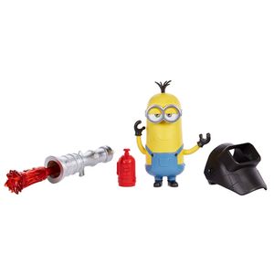 Figura Minions Travessos Kevin Lança Chamas - Mattel