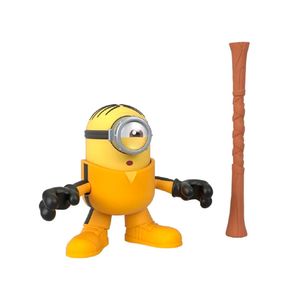 Imaginext Figura Básica Minions Kevin Stuart Bastão - Mattel