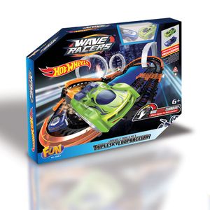 Hot Wheels Pista Wave Racers Triple Skyloop - Fun Divirta-se