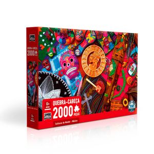 Quebra-Cabeça Culturas do Mundo México 2000 peças - Toyster