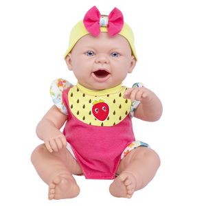 Boneca Reborn Baby Ninos Hora do Lanche - Cotiplás