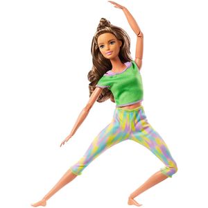 Barbie Feita para Mexer Morena Roupas Esportivas - Mattel