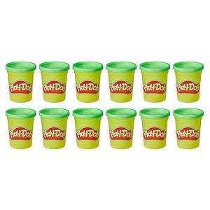 Play-Doh Kit 12 Potes Grandes Verde - Hasbro