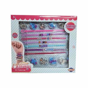 Beaut Charmys Kit Pulseiras com Acessórios Letras - Toyng