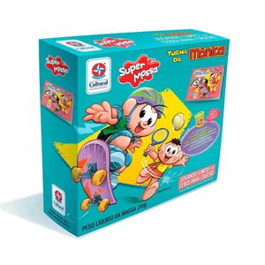 Livro Jogando Limpo Cebolinha e Cascão  com Super Massa - Estrela