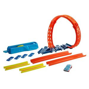 Hot Wheels Track Builder Lançador Looping Ajustável - Mattel