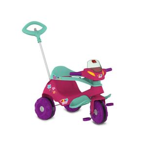 Triciclo Velobaby G2 Passeio e Pedal Rosa - Bandeirante