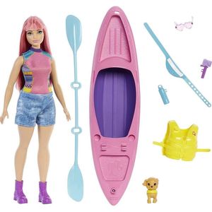 Barbie Daisy Dia de Acampamento Passeio de Caiaque - Mattel