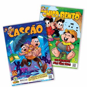 Kit Revistas Turma da Mônica - Cascão e Chico Bento - Panini