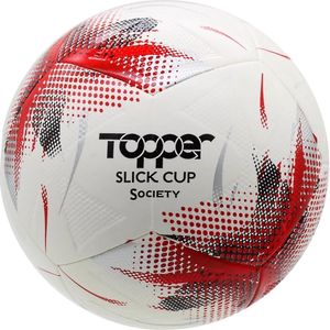 Bola Topper Slick Cup Society Prata Vermelho e Preto - Topper