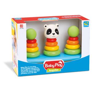 Trio de Argolas Monta e Desmonta Baby Play - Cometa