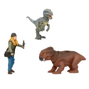 Jurassic World Maisie & Velociraptor Beta - Mattel