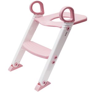 Assento Redutor com Escada Rosa - Buba Toys