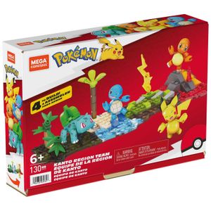 Pokémon Blocos de Montar Mega Time de Kanto - Mattel