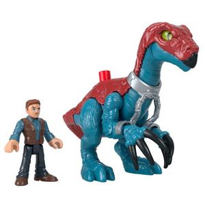 Imaginext Jurassic World Therizinosaurus e Owen - Mattel