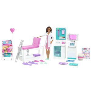 Barbie I Can Be Playset Clínica Médica Com Massinha - Mattel
