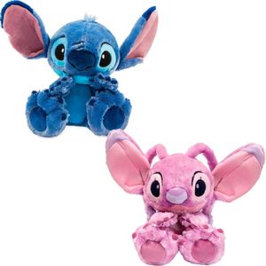 Kit Pelúcias Disney Stitch e Angel Big Feet 30 cm - Fun Divirta-se - Copy