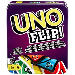 Jogo de Cartas Uno Flip Caixa Metálica - Mattel
