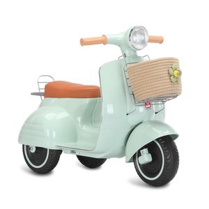 Scooter Elétrica com Banco Acolchoado Menta 6V - Bandeirante