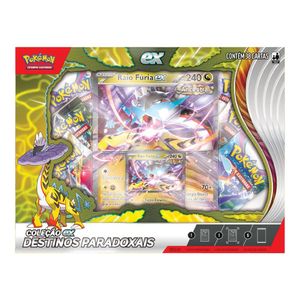 Pokémon Box Destinos Paradoxais Raio de Fúria Ex - Copag