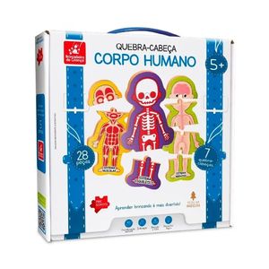 Quebra-Cabeça Corpo Humano - Brincadeira de Criança