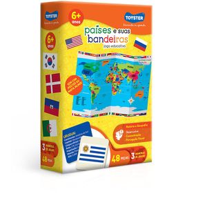 Jogo Educativo Países e suas Bandeiras - Toyster