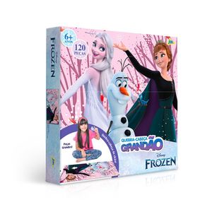 Quebra-cabeça Disney Frozen Grandão 120 Peças - Toyster